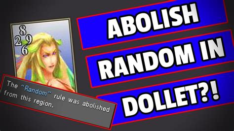 How to Abolish Random in Dollet .